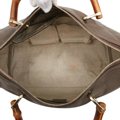 Gucci Bamboo Handbag Shoulder Bag 2way 353124 Brown Leather Ladies Gucci