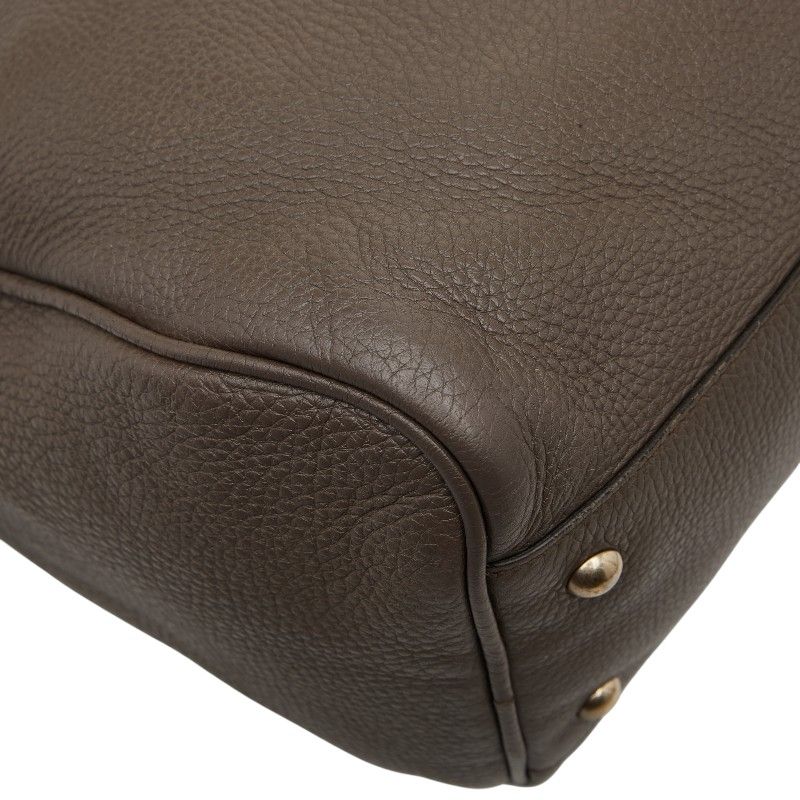 Gucci Bamboo Handbag Shoulder Bag 2way 353124 Brown Leather Ladies Gucci