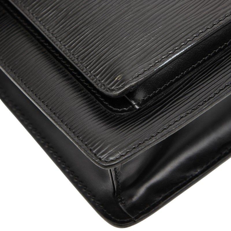 Louis Vuitton Epi Monceau Handbag Shoulder Bag 2way M52122 Noir Black Leather