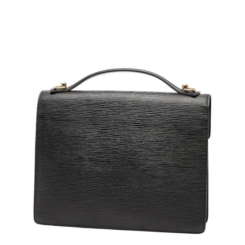 Louis Vuitton Epi Monceau Handbag Shoulder Bag 2way M52122 Noir Black Leather
