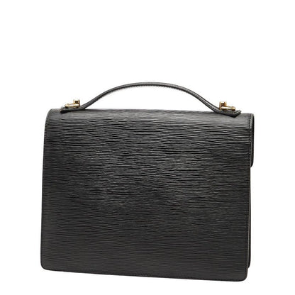Louis Vuitton Epi Monceau Handbag Shoulder Bag 2way M52122 Noir Black Leather