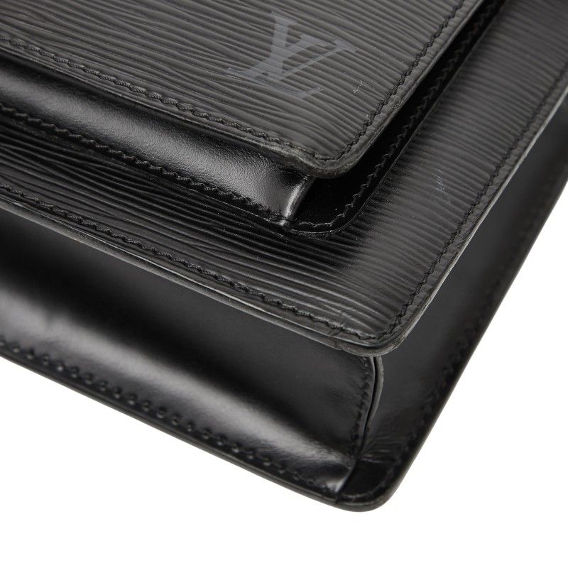 Louis Vuitton Epi Monceau Handbag Shoulder Bag 2way M52122 Noir Black Leather