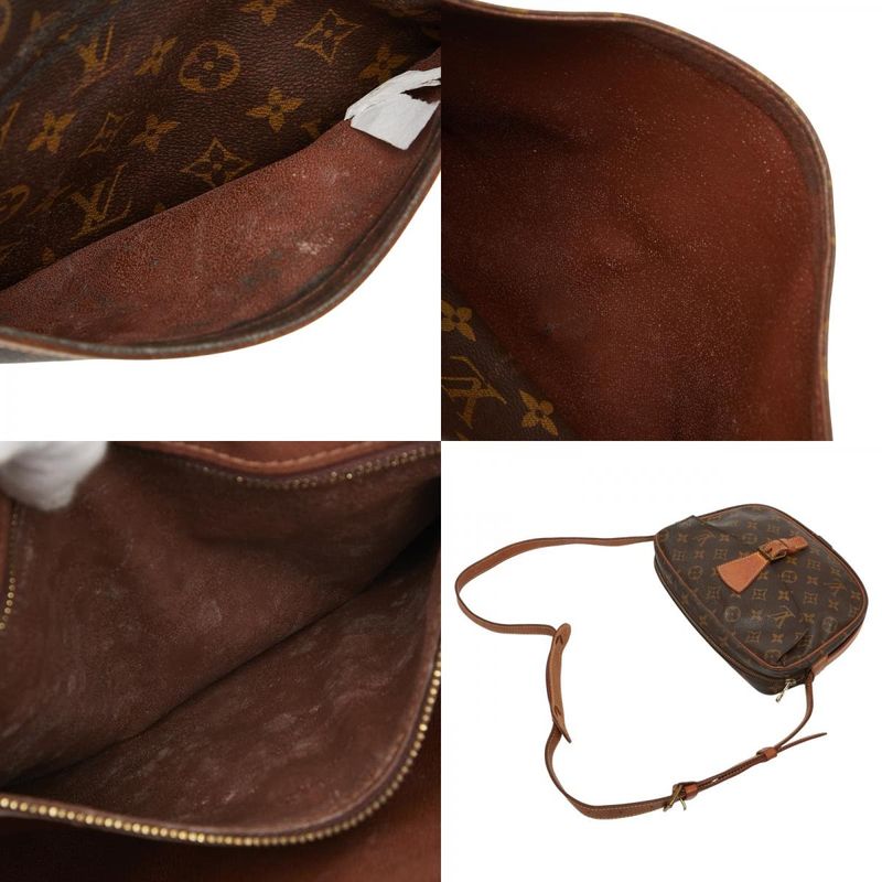 Louis Vuitton Monogram Genefeuille GM Crossbody Shoulder Bag M51225 Brown PVC