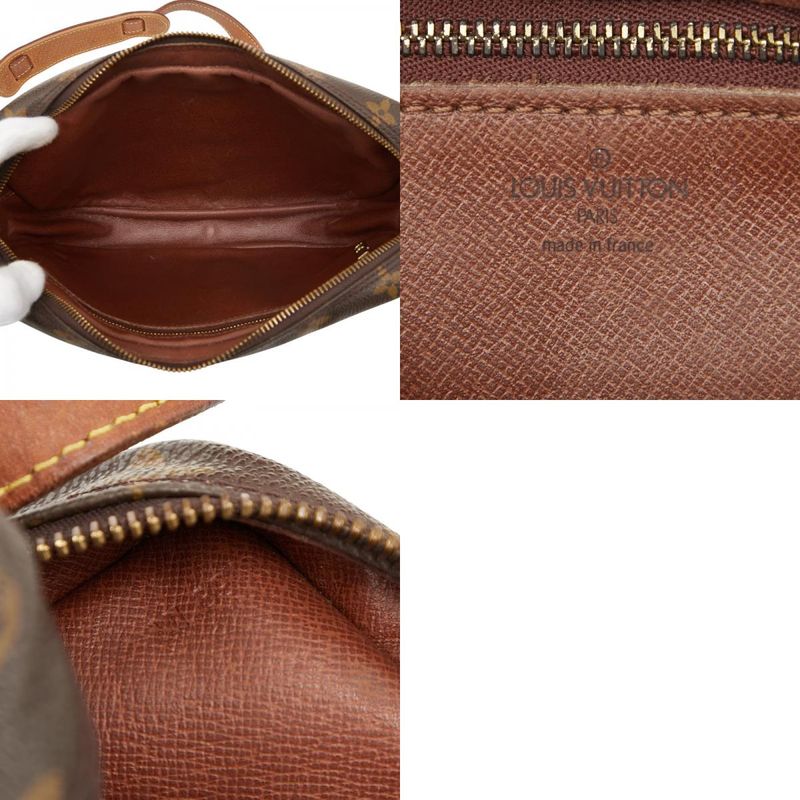 Louis Vuitton Monogram Genefeuille GM Crossbody Shoulder Bag M51225 Brown PVC