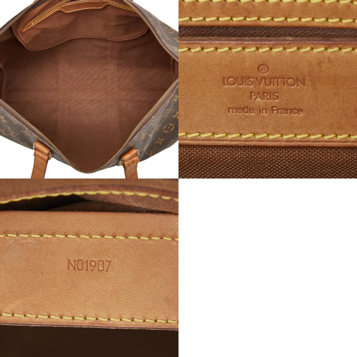 Louis Vuitton Monogram Flannery 45 Boston Bag Shoulder Bag M51115 Brown PVC