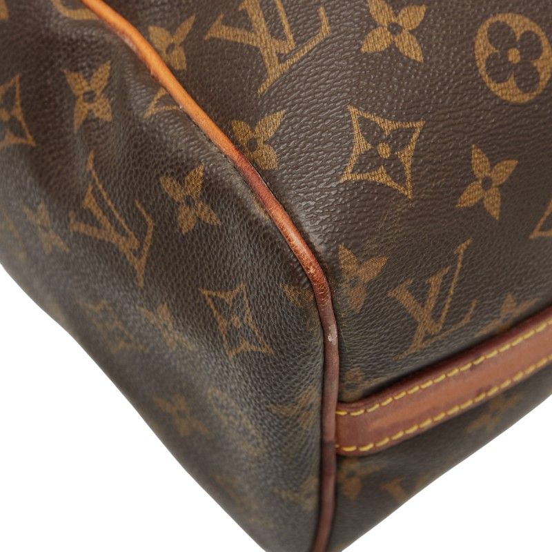 Louis Vuitton Monogram Flannery 45 Boston Bag Shoulder Bag M51115 Brown PVC