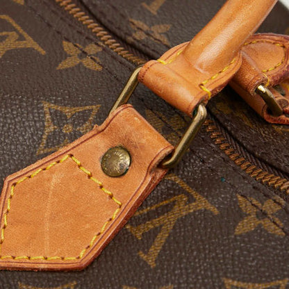 Louis Vuitton Monogram Speedy 40 Handbag Boston Bag Travel Bag M41522 Brown PVC