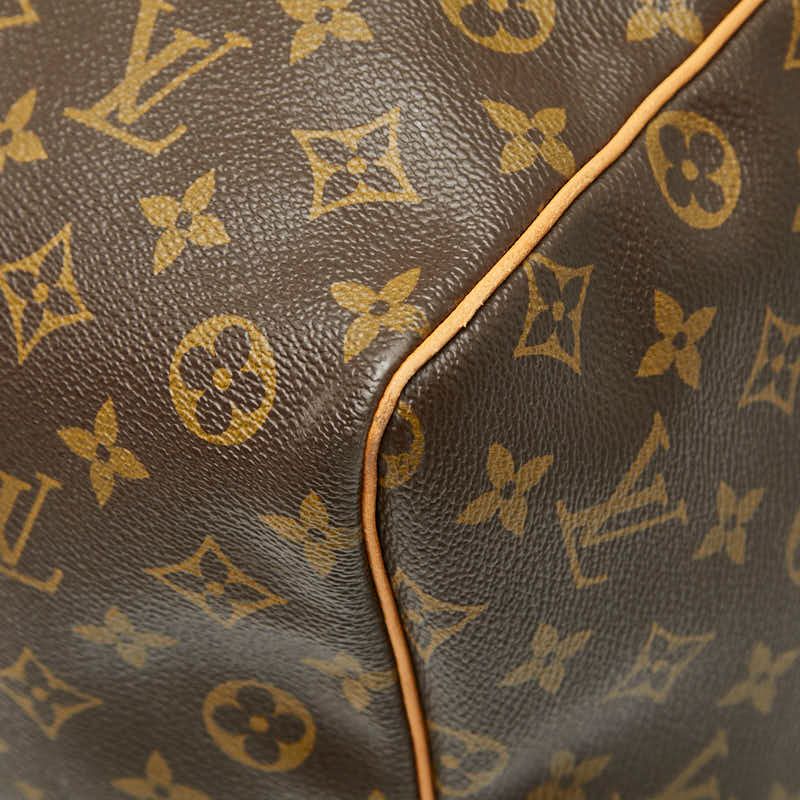 Louis Vuitton Monogram Keepall 60 Boston Bag Travel Bag M41422 Brown PVC