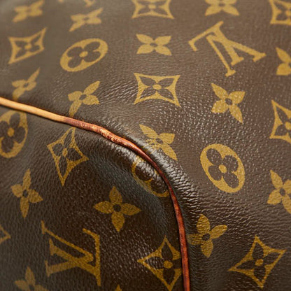 Louis Vuitton Monogram Keepall 60 Boston Bag Travel Bag M41422 Brown PVC