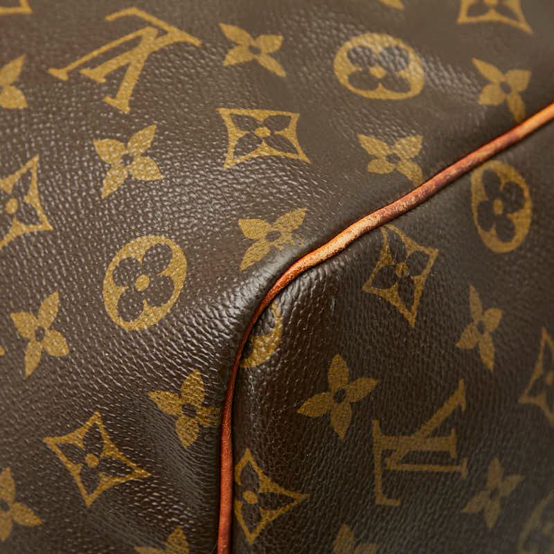 Louis Vuitton Monogram Keepall 60 Boston Bag Travel Bag M41422 Brown PVC