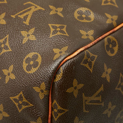 Louis Vuitton Monogram Keepall 60 Boston Bag Travel Bag M41422 Brown PVC