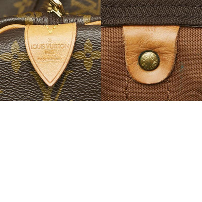 Louis Vuitton Monogram Keepall 60 Boston Bag Travel Bag M41422 Brown PVC