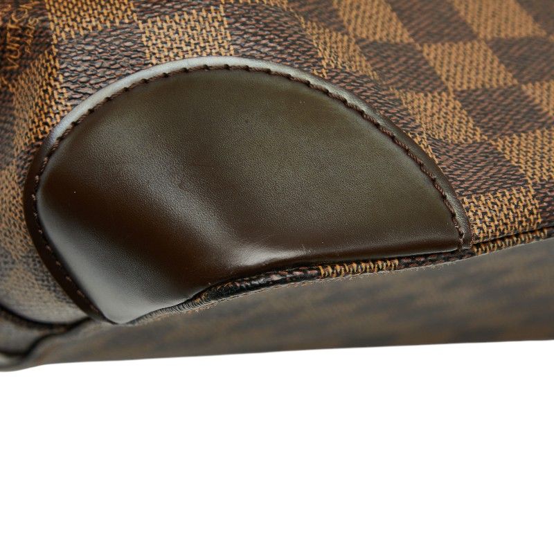 Louis Vuitton Damier Hampstead PM Tote Handbag N51205 Ebène Brown PVC Leather