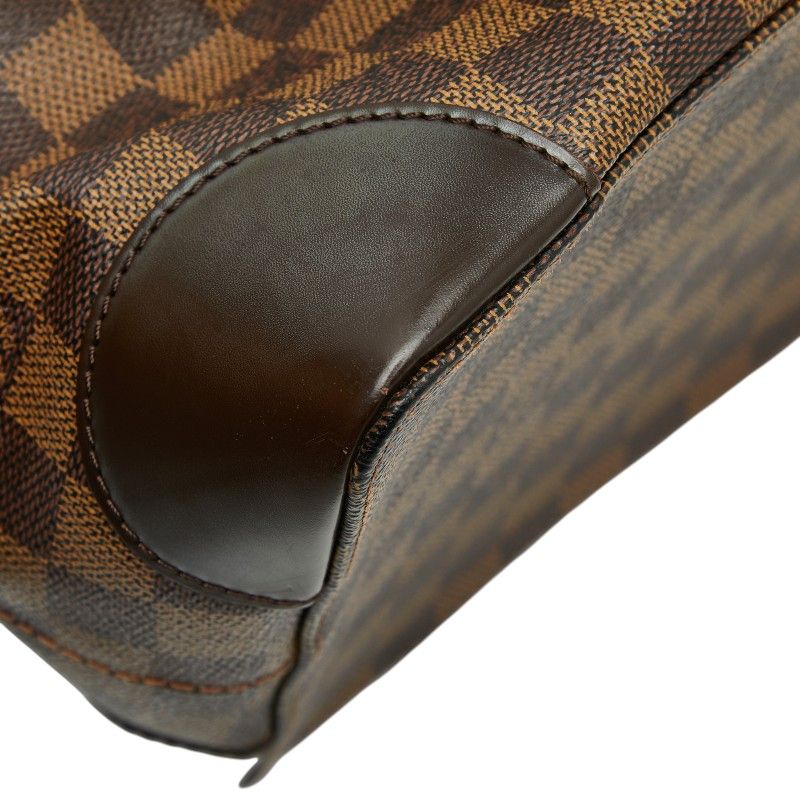 Louis Vuitton Damier Hampstead PM Tote Handbag N51205 Ebène Brown PVC Leather