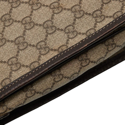 Gucci GG Supreme Sherry Line Crossbody Shoulder Bag 201444 Beige Multicolor PVC