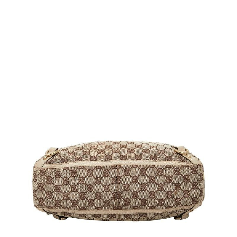 Gucci GG Canvas Abby 170004 Beige White Canvas Leather Women's Gucci