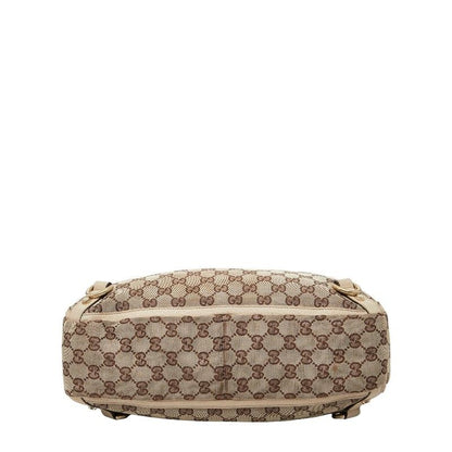 Gucci GG Canvas Abby 170004 Beige White Canvas Leather Women's Gucci