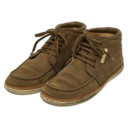 Louis Vuitton High Cut Sneakers Size 7 Khaki Brown Suede Men's Louis Vuitton
