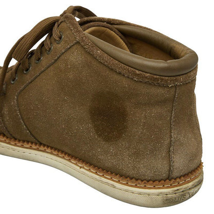Louis Vuitton High Cut Sneakers Size 7 Khaki Brown Suede Men's Louis Vuitton