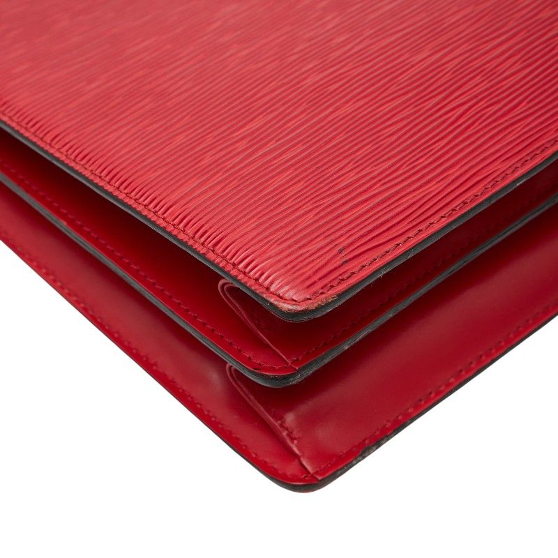 Louis Vuitton Epi Capuchin M52347 Castilian Red Leather Women Louis Vuitton