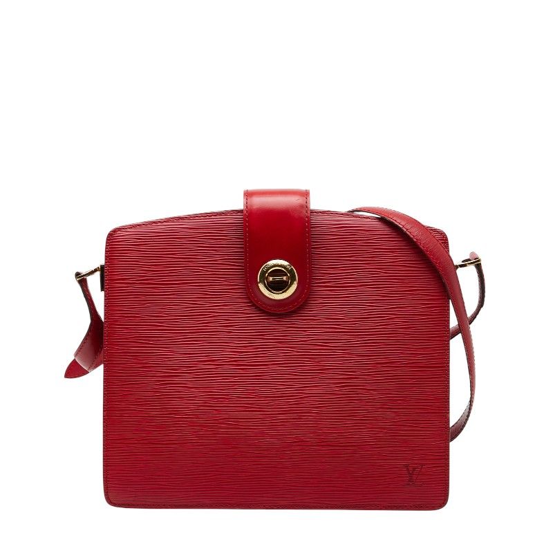 Louis Vuitton Epi Capuchin M52347 Castilian Red Leather Women Louis Vuitton