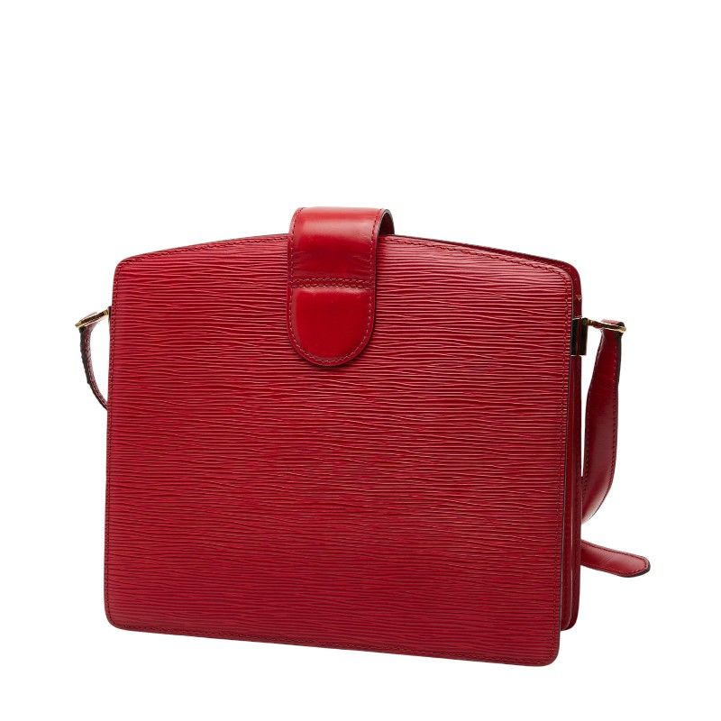 Louis Vuitton Epi Capuchin M52347 Castilian Red Leather Women Louis Vuitton
