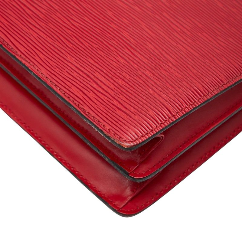 Louis Vuitton Epi Capuchin M52347 Castilian Red Leather Women Louis Vuitton