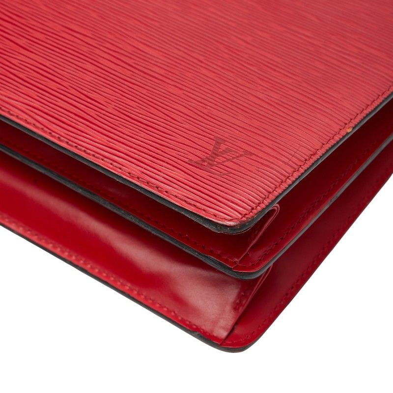 Louis Vuitton Epi Capuchin M52347 Castilian Red Leather Women Louis Vuitton