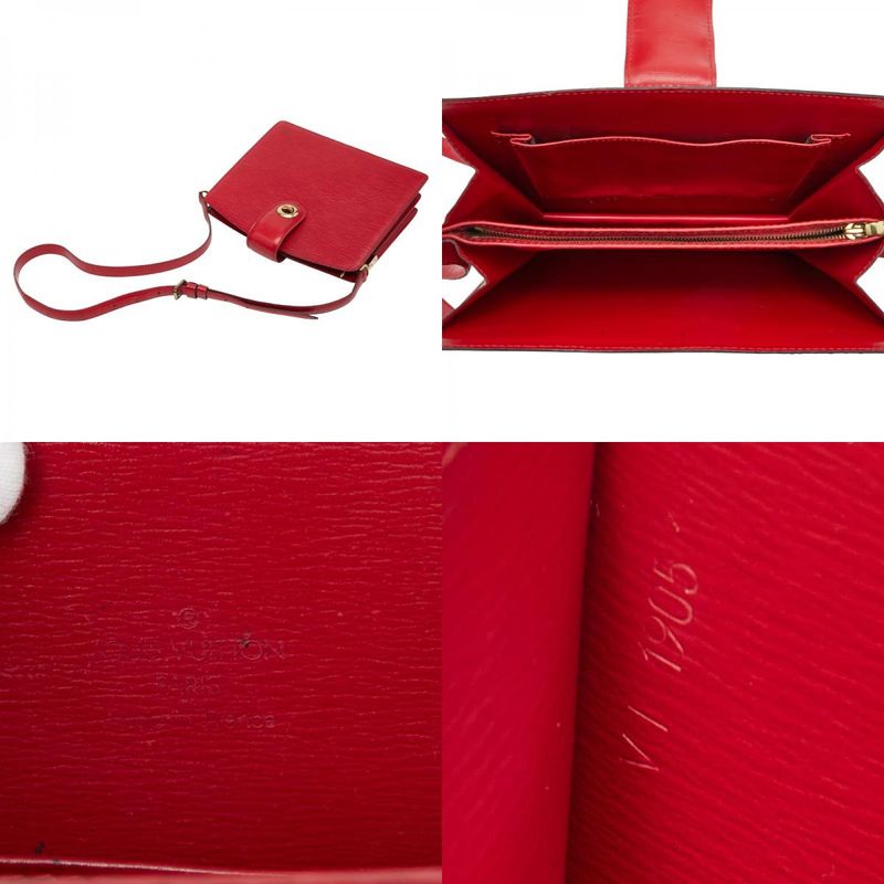 Louis Vuitton Epi Capuchin M52347 Castilian Red Leather Women Louis Vuitton