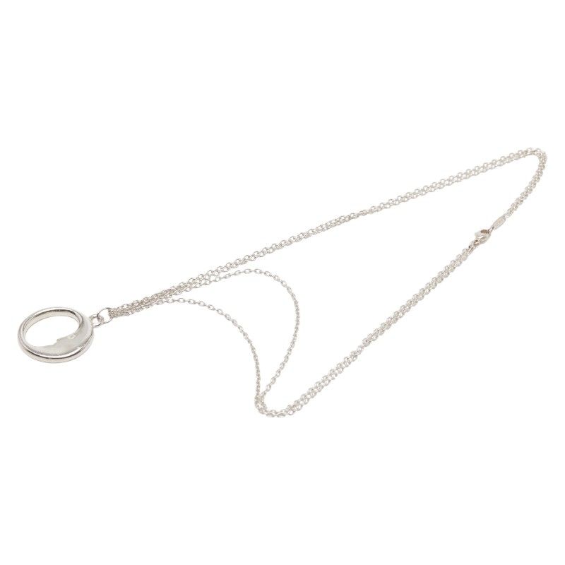 Tiffany & Co Man in the Moon Chain Pendant Necklace Sv925 Silver Ladies Tiffany
