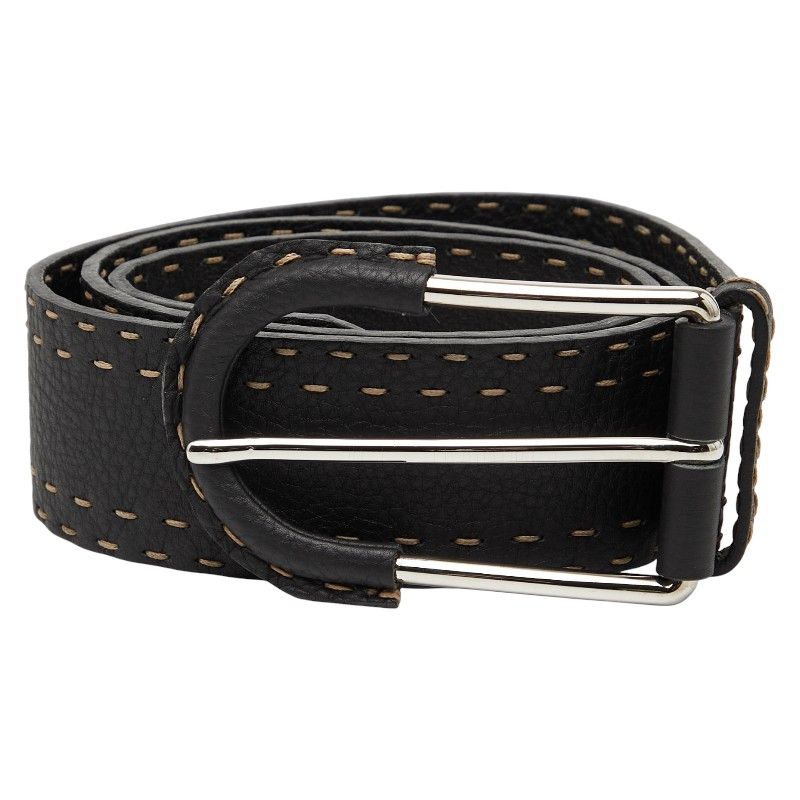 Fendi Selleria Belt Size: 90 36 Black Leather Women's Fendi