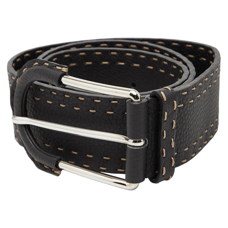 Fendi Selleria Belt Size: 90 36 Black Leather Women's Fendi