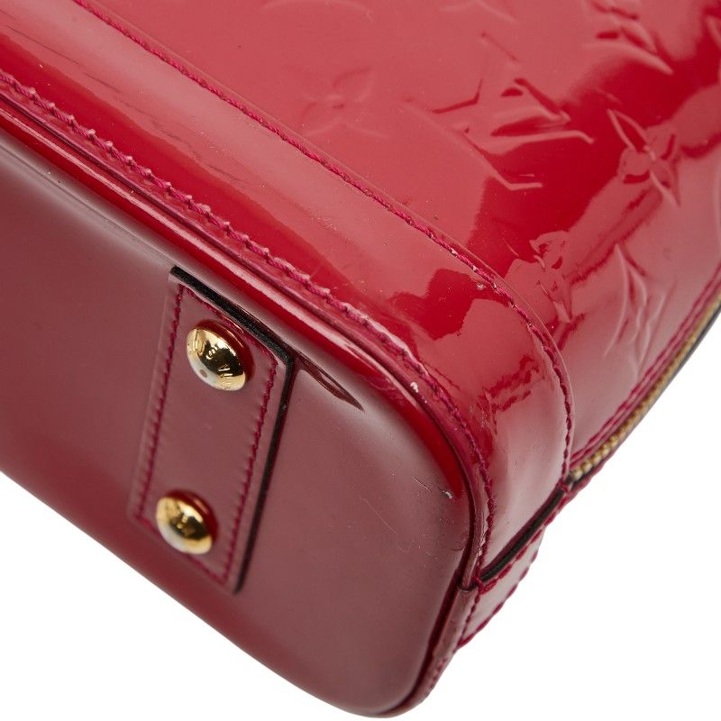 Louis Vuitton Monogram Vernis Alma BB Handbag Shoulder Bag 2way M91606 Pomme