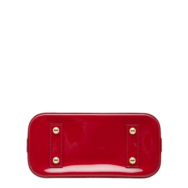 Louis Vuitton Monogram Vernis Alma BB Handbag Shoulder Bag 2way M91606 Pomme