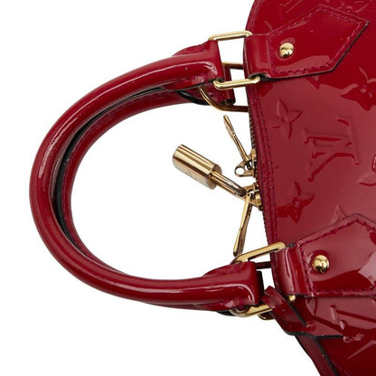 Louis Vuitton Monogram Vernis Alma BB Handbag Shoulder Bag 2way M91606 Pomme