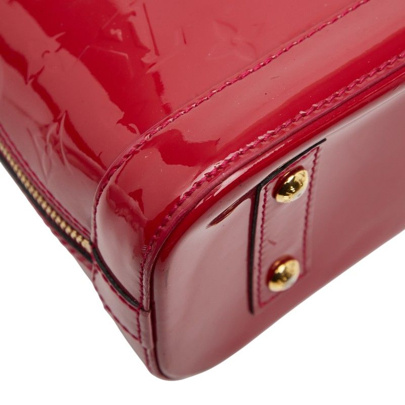 Louis Vuitton Monogram Vernis Alma BB Handbag Shoulder Bag 2way M91606 Pomme