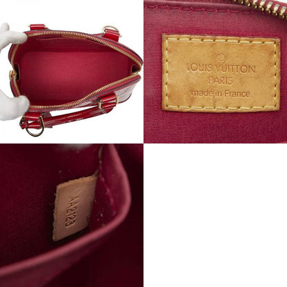 Louis Vuitton Monogram Vernis Alma BB Handbag Shoulder Bag 2way M91606 Pomme