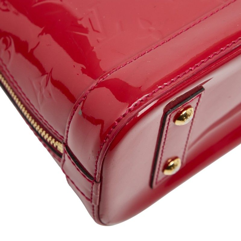 Louis Vuitton Monogram Vernis Alma BB Handbag Shoulder Bag 2way M91606 Pomme