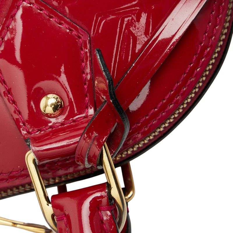 Louis Vuitton Monogram Vernis Alma BB Handbag Shoulder Bag 2way M91606 Pomme