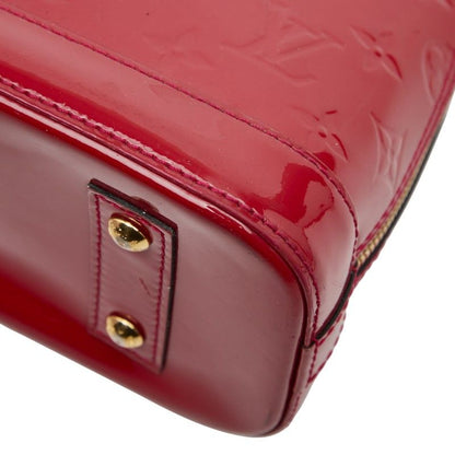 Louis Vuitton Monogram Vernis Alma BB Handbag Shoulder Bag 2way M91606 Pomme