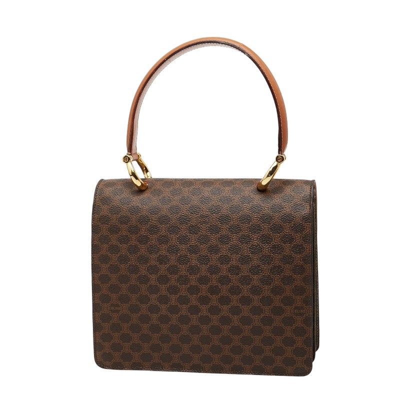 Celine Macadam Brown PVC Leather Women's Celine