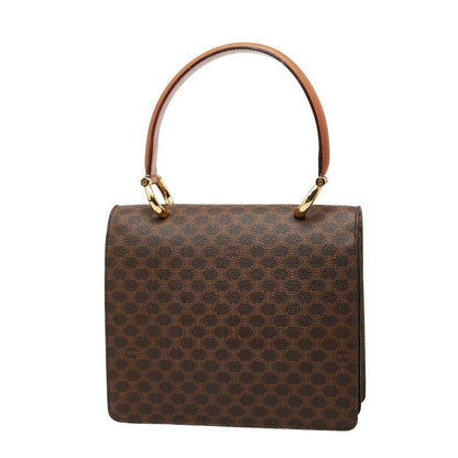 Celine Macadam Brown PVC Leather Women's Celine