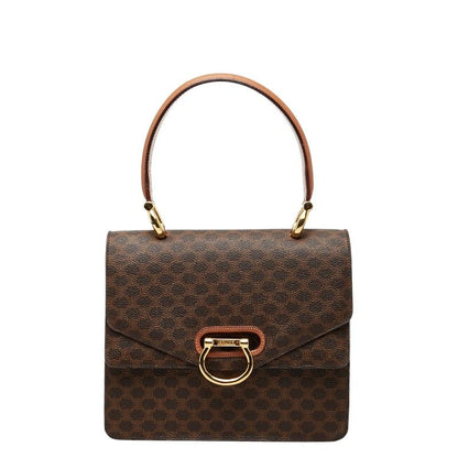 Celine Macadam Brown PVC Leather Women's Celine