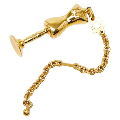 Dior CD Logo Torso Mannequin Motif Gold Plated Ladies Dior