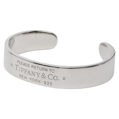 Tiffany & Co Return to Tiffany & Co Narrow Cuff Sv925 Silver Ladies Tiffany & Co