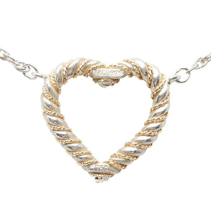 Tiffany & Co Twisted Heart Silver Gold Sv925 Silver Ladies Tiffany & Co