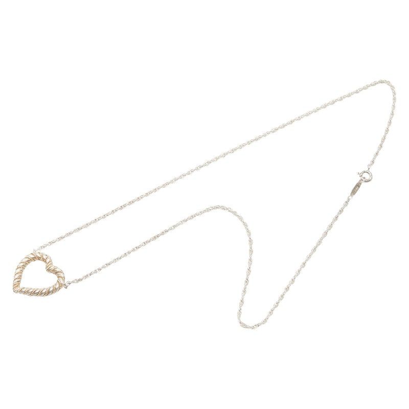 Tiffany & Co Twisted Heart Silver Gold Sv925 Silver Ladies Tiffany & Co