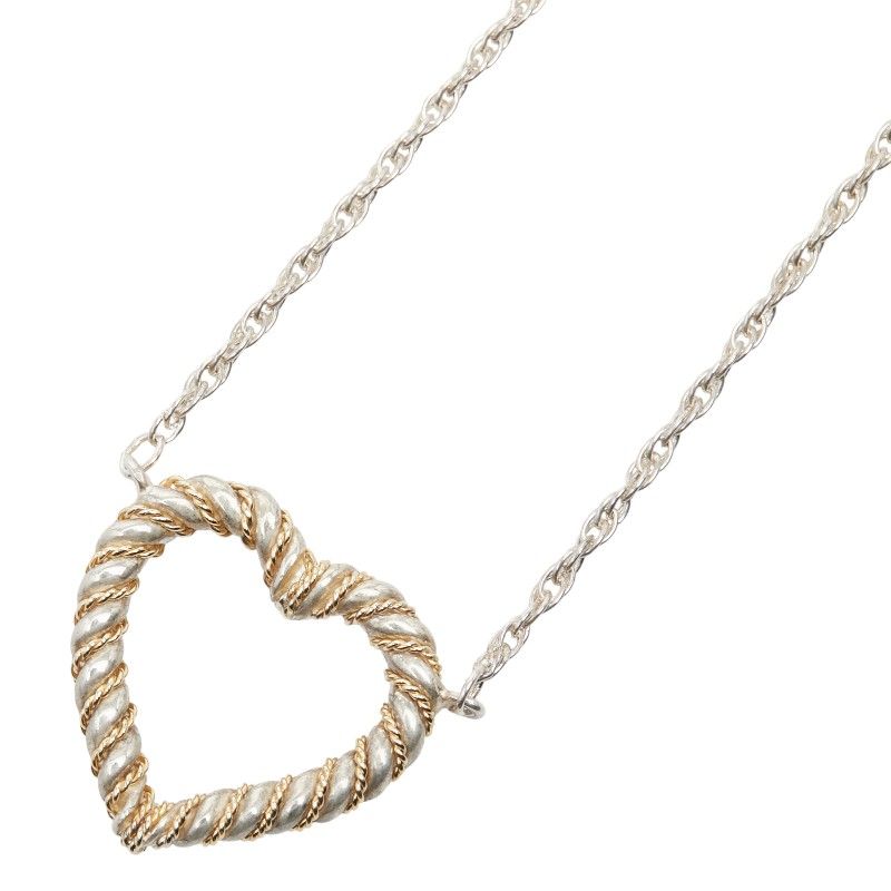 Tiffany & Co Twisted Heart Silver Gold Sv925 Silver Ladies Tiffany & Co
