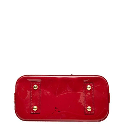 Louis Vuitton Monogram Vernis Alma BB Handbag Shoulder Bag 2way M91606 Pomme
