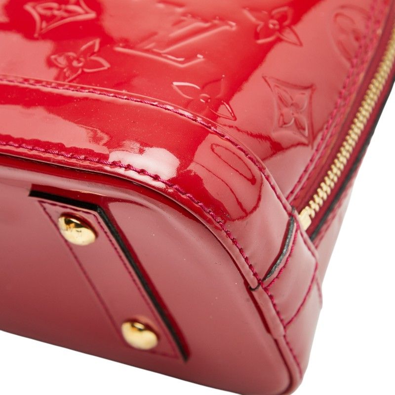 Louis Vuitton Monogram Vernis Alma BB Handbag Shoulder Bag 2way M91606 Pomme
